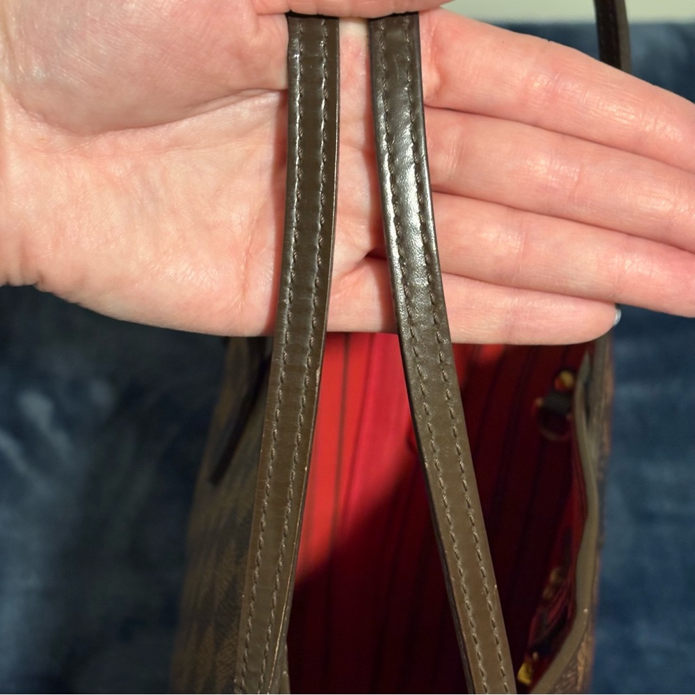 Louis Vuitton Neverfull MM in Damier Ebene with new insert - Picture 9 of 16
